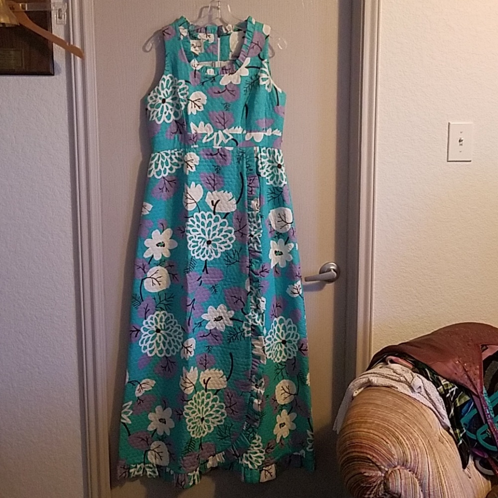Tori Richard Honolulu / VINTAGE Neiman Marcus dress 16 - NEW CONDITION